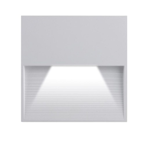 Светильник светодиодный PST/W S120120 3Вт 4000К IP65 накладной для подсветки стен и ступеней White P