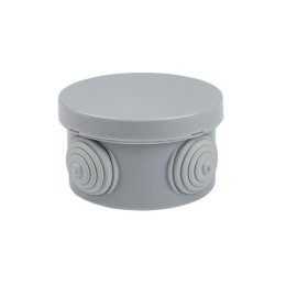 Коробка распаячная КМР-040-038 наружная с крышкой 65х40 АБС 4 мембранных ввода IP54 EKF plc-kmr-040-