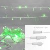Гирлянда светодиодная "Нить" 10м 100LED зел. 12Вт 24В IP65 эффект мерцания провод ПВХ прозр. Neon-Ni