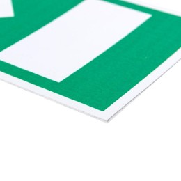 Табличка ПВХ эвакуационный знак "Направление к эвакуационному выходу направо" 100х300мм Rexant 56-00