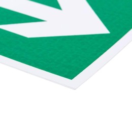 Табличка ПВХ эвакуационный знак "Направляющая стрелка" 200х200мм Rexant 56-0030-2