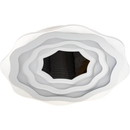 Люстра потолочная светодиодная диммируемая ATELLA с ДУ 3 режима 493х493х45мм 142Вт 40кв.м бел. Ritte