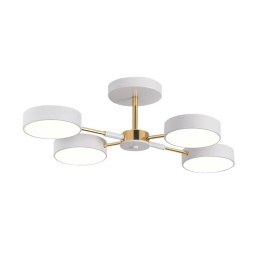 Люстра потолочная светодиодная диммируемая SCANDIA с ДУ 3 режима 660х490х185мм 60Вт 2700К/4200К/6400