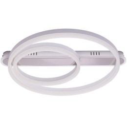 Люстра потолочная светодиодная диммируемая ECLIPSE с ДУ 3 режима 570х500х80мм 96Вт 2700К+6400К/4200К