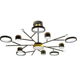 Люстра потолочная светодиодная диммируемая NOTTE с ДУ 3 режима проекция звездное небо 1170х330 100Вт