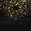 Люстра потолочная светодиодная диммируемая NOTTE с ДУ 3 режима проекция звездное небо 1170х330 100Вт