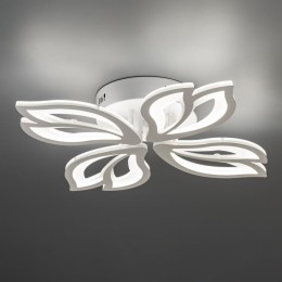 Люстра потолочная светодиодная диммируемая LEGANTE 3 режима 62Вт 2700К/4200К/6400К 28кв.м бел. Ritte