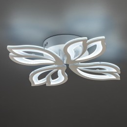 Люстра потолочная светодиодная диммируемая LEGANTE 3 режима 62Вт 2700К/4200К/6400К 28кв.м бел. Ritte