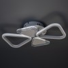 Люстра потолочная светодиодная диммируемая NUVOLA с ДУ 3 режима 500х335х100 72Вт 22кв.м бел. Ritter