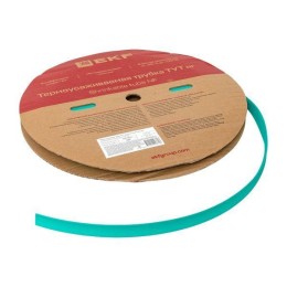 Трубка термоусадочная ТУТ нг 16/8 зел. (уп.100м) EKF tut-16-j
