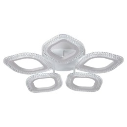 Люстра потолочная светодиодная диммируемая LOSANGA с ДУ 3 режима 535х75 68Вт 21кв.м бел. Ritter 5292