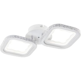 Люстра потолочная светодиодная диммируемая LOSANGA с ДУ 3 режима 465х220х90 80Вт 24кв.м бел. Ritter