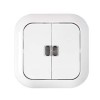 Выключатель 2-кл. СП 10А IP44 бел. Bylectrica С5 10-819