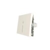 Кнопка звонка с индик. СП ZIMA IP20 безвинт. зажим слон. кость LEZARD 704-9088-108QC
