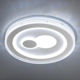 Люстра потолочная светодиодная диммируемая GALASSIA с ДУ 3 режима 480х60 80Вт 2700К+6400К/4200К/6400