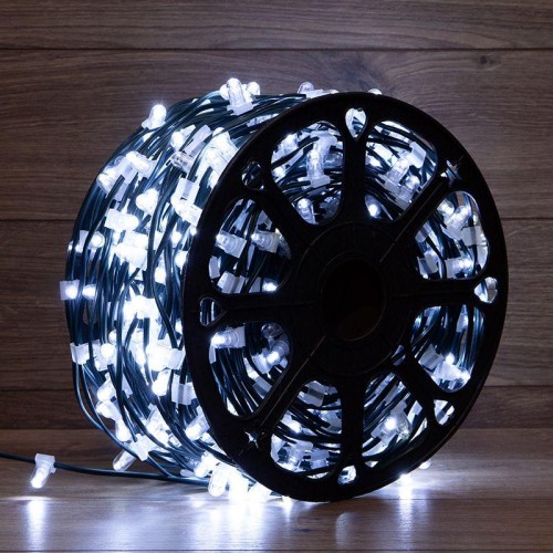 Гирлянда светодиодная "LED ClipLight" шаг 15см 665LED бел. 80Вт 12В IP65 эффект мерцания flashing бе
