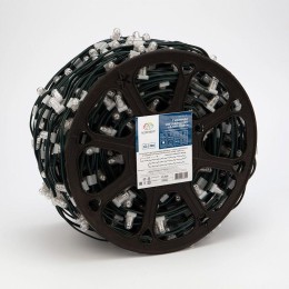 Гирлянда светодиодная "LED ClipLight" шаг 15см 665LED бел. 80Вт 12В IP65 эффект мерцания flashing бе