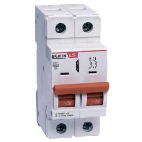 Выключатель автоматический модульный 2п BKJ63N C40 LS Electric 06122658R0