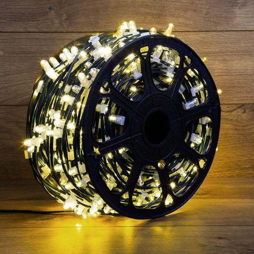Гирлянда светодиодная "LED ClipLight" шаг 15см 665LED тепл. бел. 80Вт 12В IP65 эффект мерцания flash