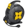 Удлинитель на катушке TWIST 4х15м с заземл. с крышк. автосмотка 16А IP44 КГ 3х1.5 IEK TW-KP27-16-04-