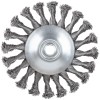 Щетка для УШМ М14 тип "Тарелка" крученая проволока 0.5мм 125мм Profi Cutop 82-530