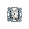 Выключатель 2-кл. СП Levit IP20 сл. кость/бел. ABB 2CHH590545A6017