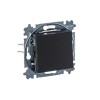 Выключатель 1-кл. СП Levit IP20 антрацит/дым. черн. ABB 2CHH590145A6063