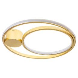 Люстра потолочная светодиодная диммируемая SNELLO с ДУ 3 режима D455хH70мм 72Вт 2700К/4000К/6400К 29