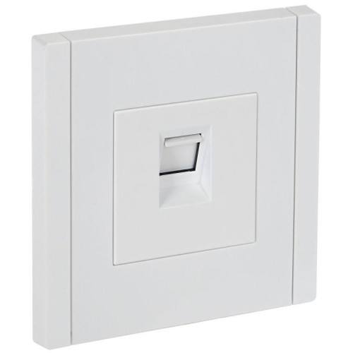 Розетка компьютерная RJ45 кат.5E FORTE&PIANO FP232 бел. IEK FP-K10-1-K01