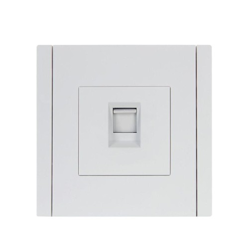 Розетка компьютерная RJ45 кат.5E FORTE&PIANO FP232 бел. IEK FP-K10-1-K01