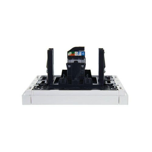 Розетка компьютерная RJ45 кат.5E FORTE&PIANO FP232 бел. IEK FP-K10-1-K01