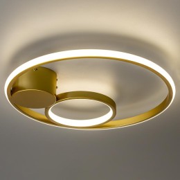 Люстра потолочная светодиодная диммируемая SNELLO с ДУ 3 режима D450х70мм 60Вт 2700К/4200К/6400К 13к