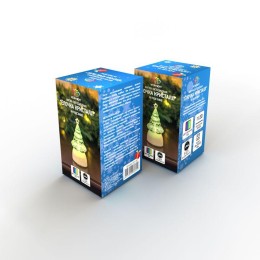 Фигура светодиодная "Елочка Кристалл" 1LED RGB 0.1Вт IP20 на подставке элементы питания 3хAG13(LR44)