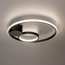 Люстра потолочная светодиодная диммируемая SNELLO с ДУ 3 режима D450х70мм 60Вт 2700К/4200К/6400К 10к