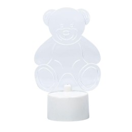 Фигура светодиодная "Мишка 2D" 1LED RGB 0.1Вт IP20 на подставке элементы питания 3хAG13(LR44) (в ком