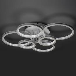 Люстра потолочная светодиодная диммируемая LUCIDO с ДУ 3 режима 735х575х170мм 126Вт 2700К/4200К/6400