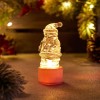 Фигура светодиодная "Санта Клаус" 1LED RGB 0.1Вт IP20 на подставке элементы питания 3хAG13(LR44) (в