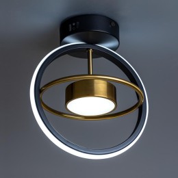 Люстра потолочная светодиодная FALENA шар 240х210х270 14Вт 2700К/4000К/6400К 6кв.м черн./зол. Ritter