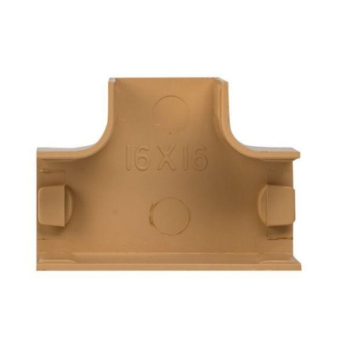 Угол T-образный 16х16 под свет. дерево Plast PROxima (уп.4шт) EKF tchl-16-16x4