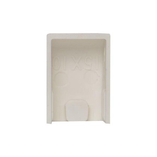 Заглушка 15х10 бел. Plast PROxima (уп.4шт) EKF ecw-15-10x4