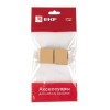 Соединитель на стык 25х16 под свет. дерево Plast PROxima (уп.4шт) EKF conl-25-16x4