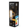Лампа светодиодная Black 3.5Вт капсульная 3000К тепл. бел. G4 240лм стекло GAUSS 107807103