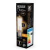 Лампа светодиодная Black 5.5Вт капсульная 3000К тепл. бел. G9 480лм стекло GAUSS 107809105