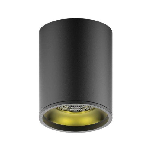 Светильник светодиодный 12Вт 3000К 900лм 79х100мм накладной черн. золото GAUSS HD008