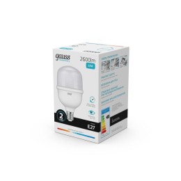 Лампа светодиодная Elementary 32Вт T100 цилиндр 4000К нейтр. бел. E27 2600лм GAUSS 63223