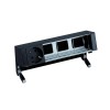 Блок розеточный настольный 1х2P+E 3 пустых мод. черн. Simon 400 42401000-138