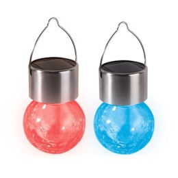 Светильник светодиодный SLR-L02 (комплект из 2х RGB светильников) подвесной на солнечн. батарее IP44