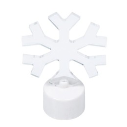 Фигура светодиодная "Снежинка" 1LED RGB 1Вт IP20 на подставке элементы питания 3хAG13(LR44) (в компл
