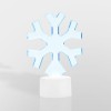 Фигура светодиодная "Снежинка" 1LED RGB 1Вт IP20 на подставке элементы питания 3хAG13(LR44) (в компл