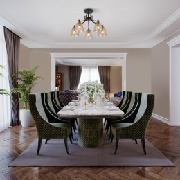 Люстра Capella 60Вт E27х5 IP20 Freya FR4017PL-05BBZ